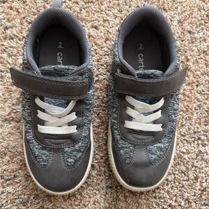 Carter's Charcoal and White Kids Sneakers